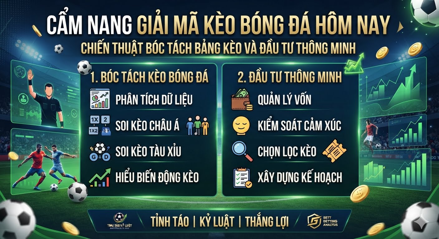 kèo bóng da hôm nay